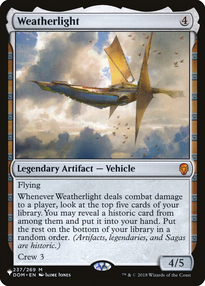 Weatherlight [The List] | The CG Realm