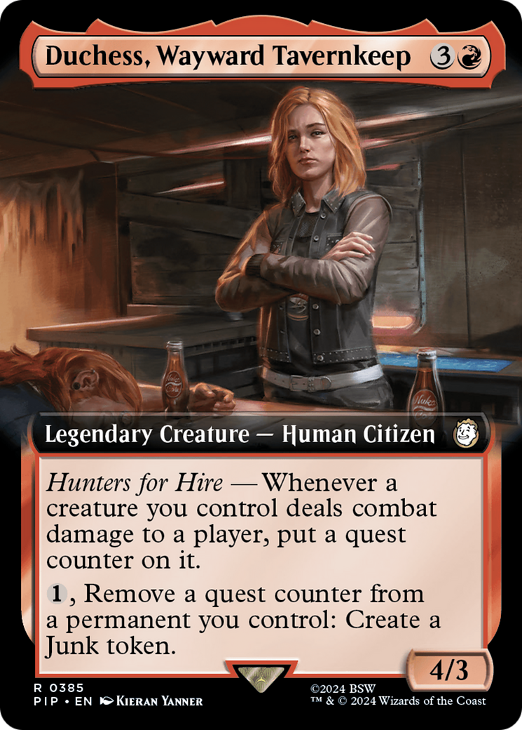 Duchess, Wayward Tavernkeep (Extended Art) [Fallout] | The CG Realm