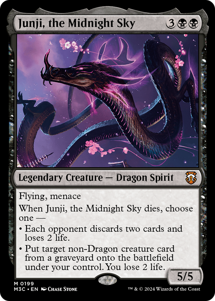 Junji, the Midnight Sky (Ripple Foil) [Modern Horizons 3 Commander] | The CG Realm