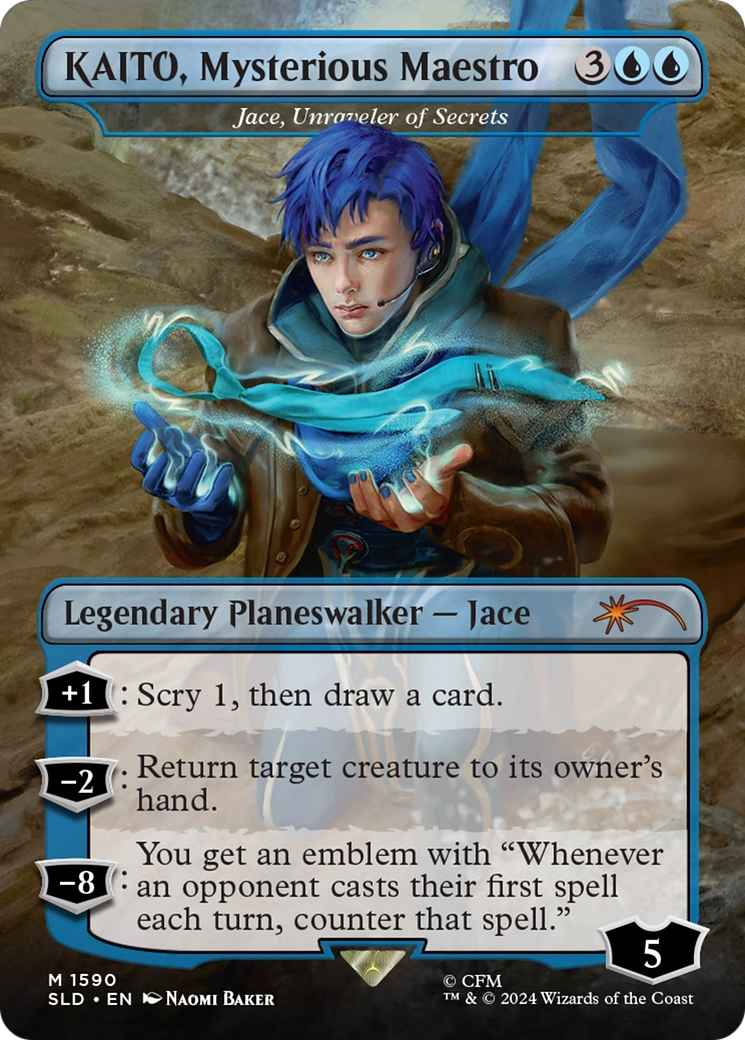 KAITO, Mysterious Maestro - Jace, Unraveler of Secrets [Secret Lair Drop Series] | The CG Realm