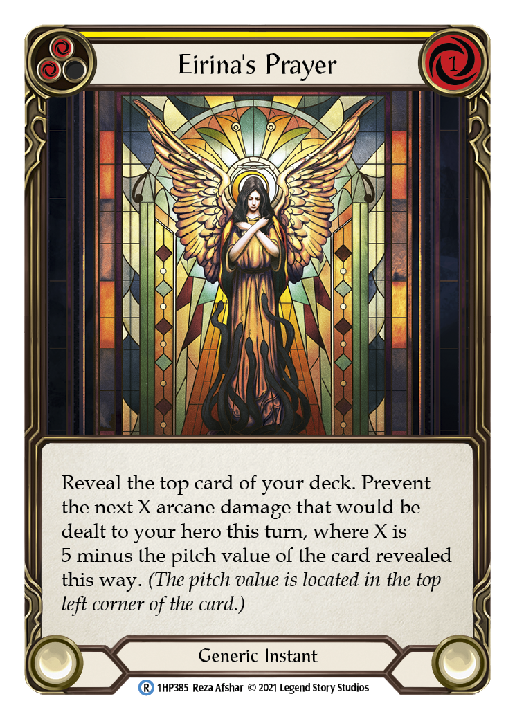 Eirina's Prayer (Yellow) [1HP385] (History Pack 1) | The CG Realm
