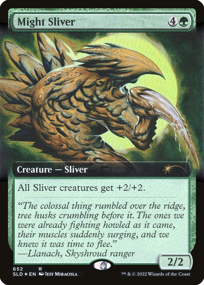 Might Sliver (Extended Art) [Secret Lair Drop Promos] | The CG Realm