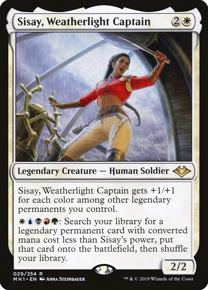 Sisay, Weatherlight Captain [Modern Horizons] | The CG Realm