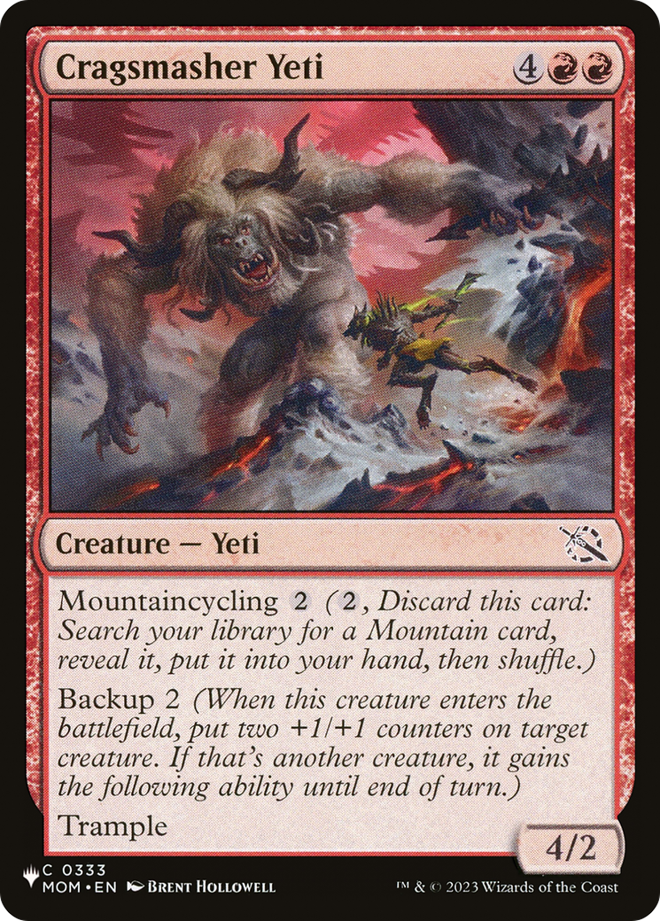 Cragsmasher Yeti [The List Reprints] | The CG Realm