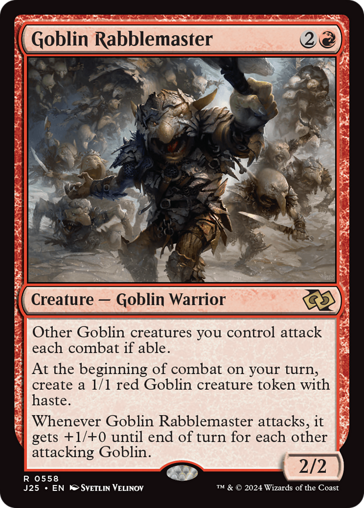 Goblin Rabblemaster [Foundations Jumpstart] | The CG Realm