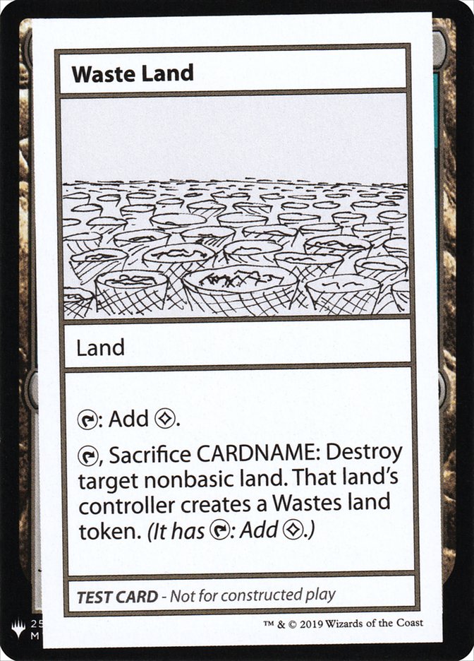 Waste Land [Mystery Booster Playtest Cards] | The CG Realm