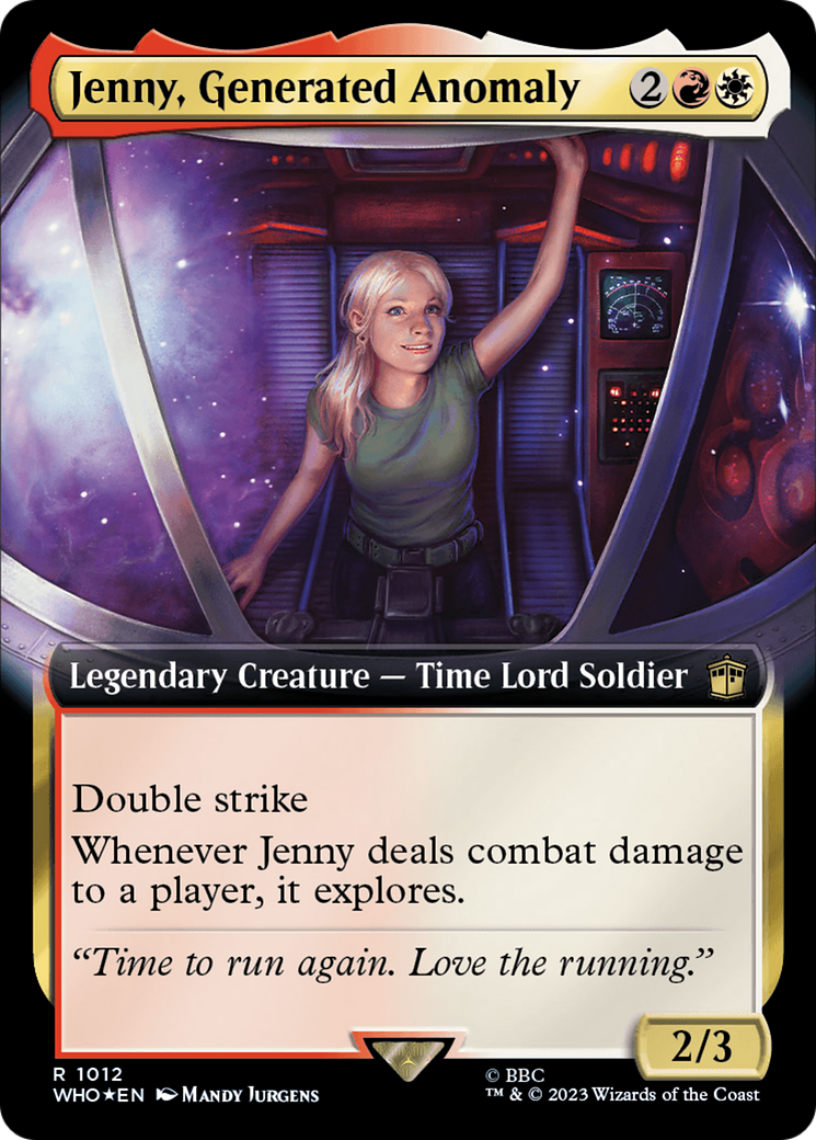 Jenny, Generated Anomaly (Extended Art) (Surge Foil) [Doctor Who] | The CG Realm