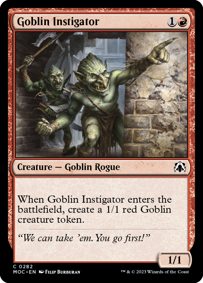 Goblin Instigator [March of the Machine Commander] | The CG Realm