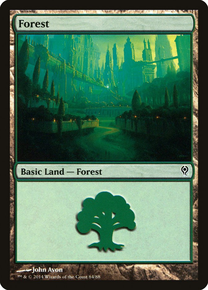 Forest (84) [Duel Decks: Jace vs. Vraska] | The CG Realm