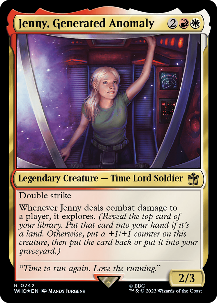 Jenny, Generated Anomaly (Surge Foil) [Doctor Who] | The CG Realm