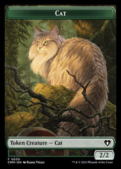 Treasure // Cat (0030) Double-Sided Token [Commander Masters Tokens] | The CG Realm