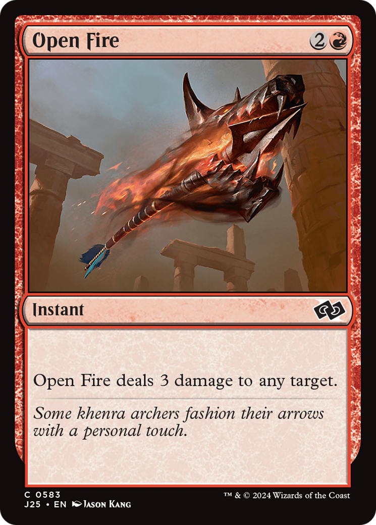 Open Fire [Foundations Jumpstart] | The CG Realm