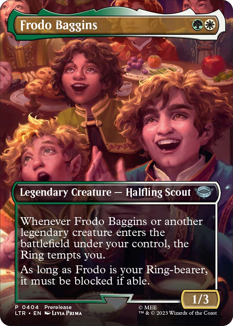 Frodo Baggins (Borderless Alternate Art) [The Lord of the Rings: Tales of Middle-Earth] | The CG Realm