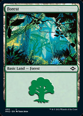 Forest (490) (Foil Etched) [Modern Horizons 2] | The CG Realm