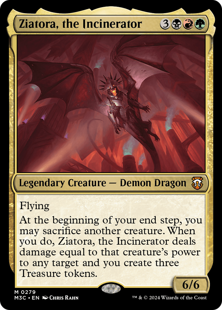 Ziatora, the Incinerator (Ripple Foil) [Modern Horizons 3 Commander] | The CG Realm