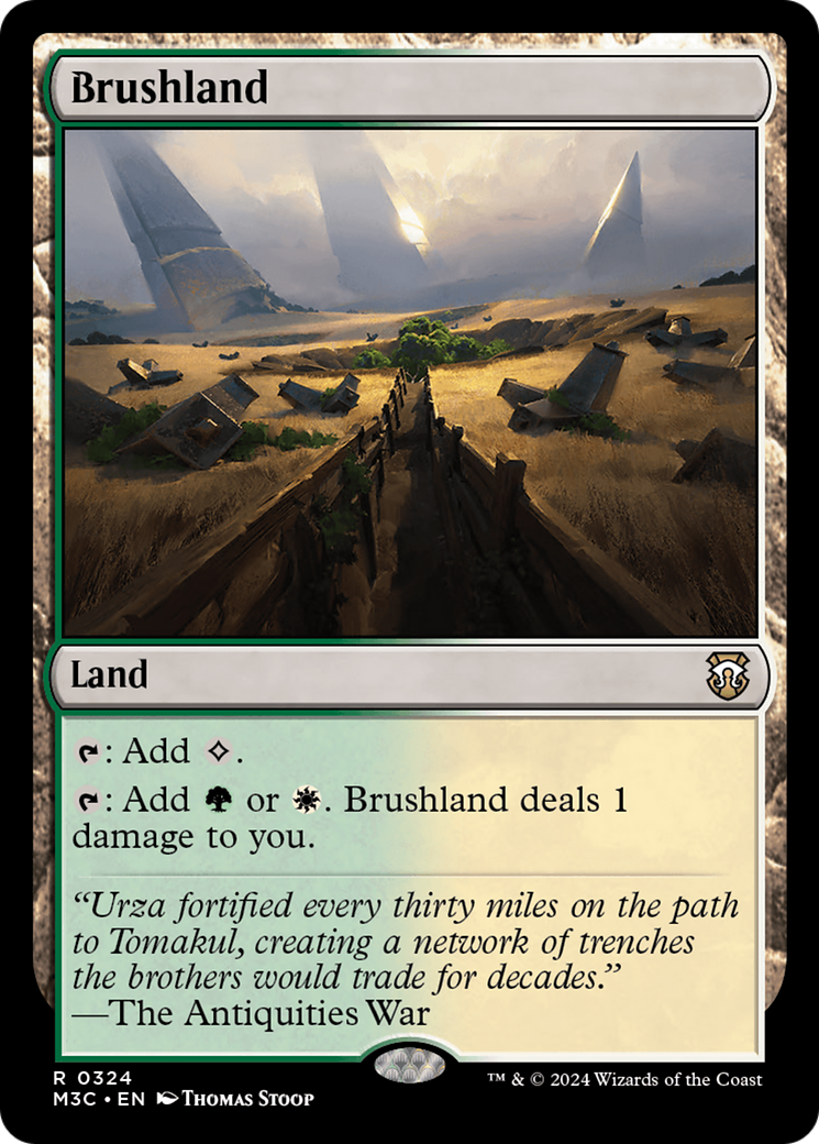 Brushland (Ripple Foil) [Modern Horizons 3 Commander] | The CG Realm