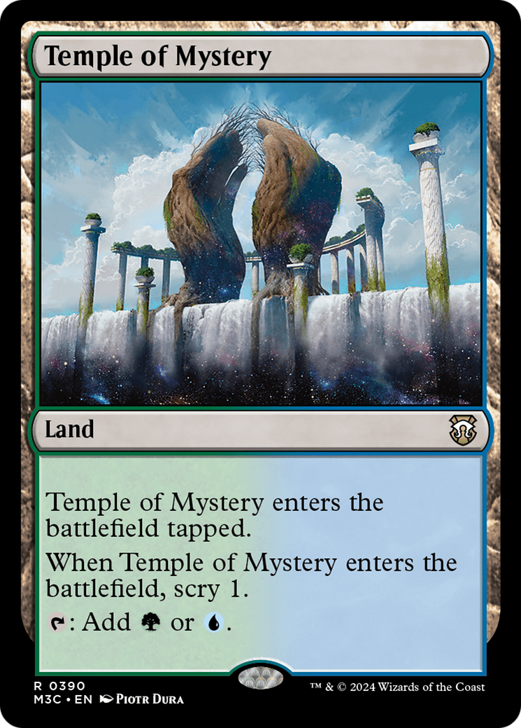 Temple of Mystery (Ripple Foil) [Modern Horizons 3 Commander] | The CG Realm