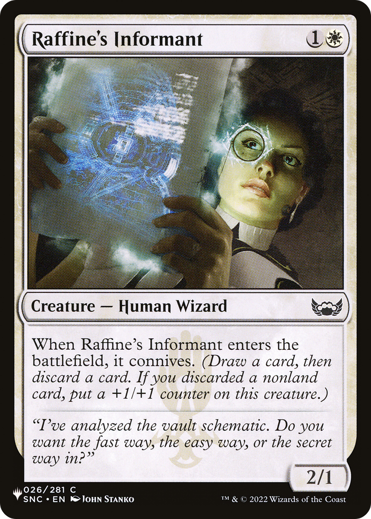 Raffine's Informant [The List Reprints] | The CG Realm