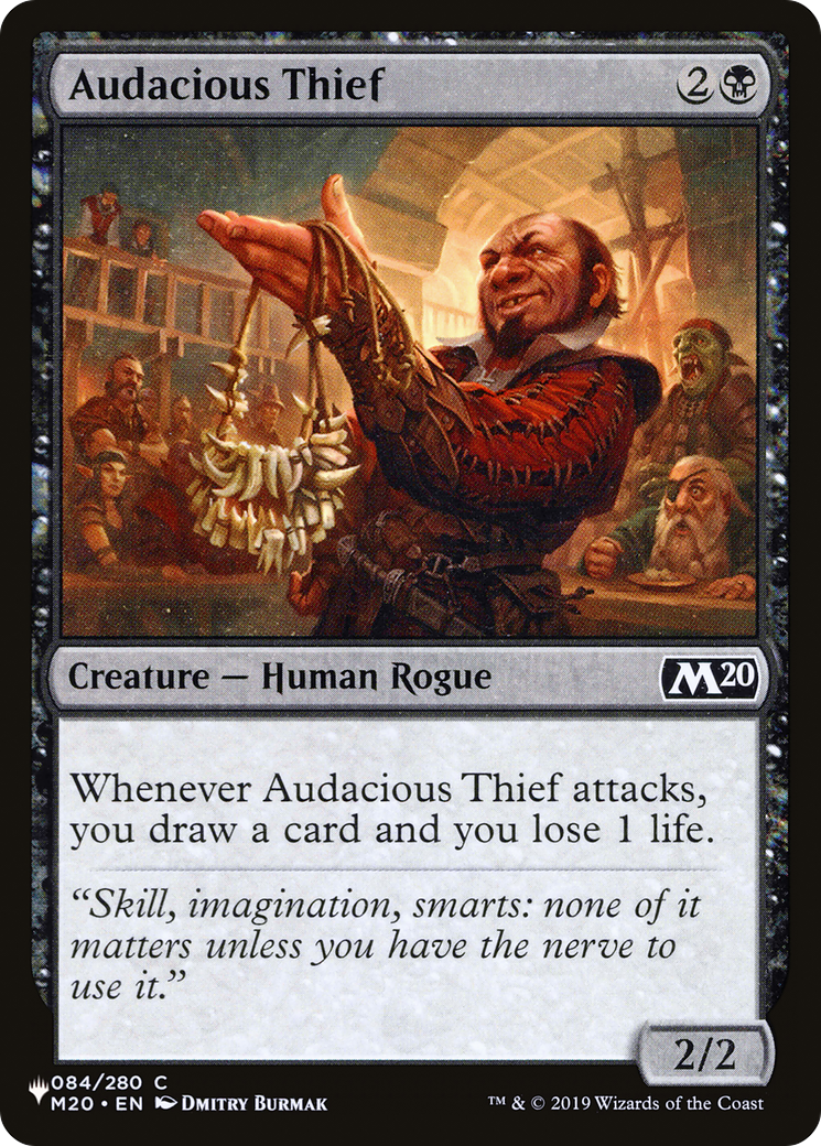 Audacious Thief [The List Reprints] | The CG Realm