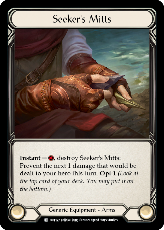 Seeker's Mitts [OUT177] (Outsiders) | The CG Realm