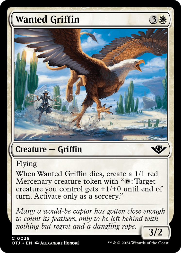 Wanted Griffin [Outlaws of Thunder Junction] | The CG Realm