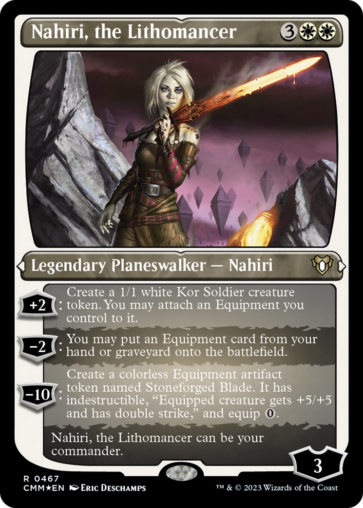 Nahiri, the Lithomancer (Foil Etched) [Commander Masters] | The CG Realm