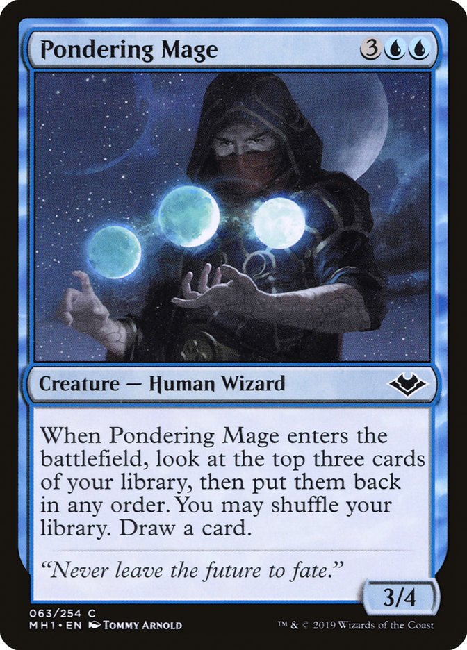 Pondering Mage [Modern Horizons] | The CG Realm