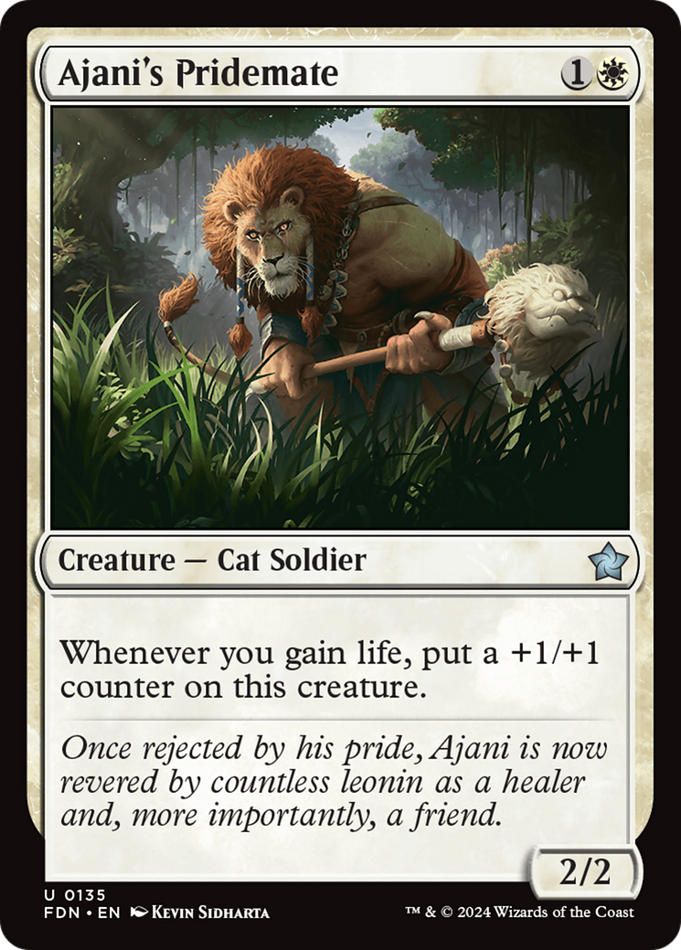 Ajani's Pridemate [Foundations] | The CG Realm