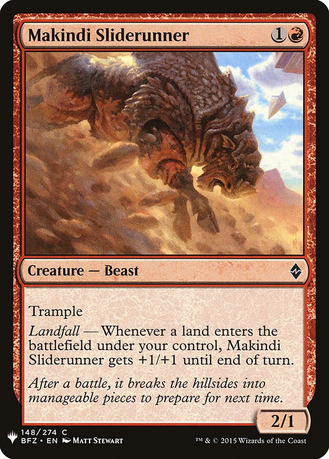 Makindi Sliderunner [Mystery Booster] | The CG Realm