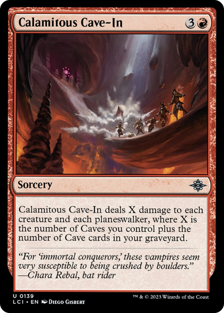 Calamitous Cave-In [The Lost Caverns of Ixalan] | The CG Realm