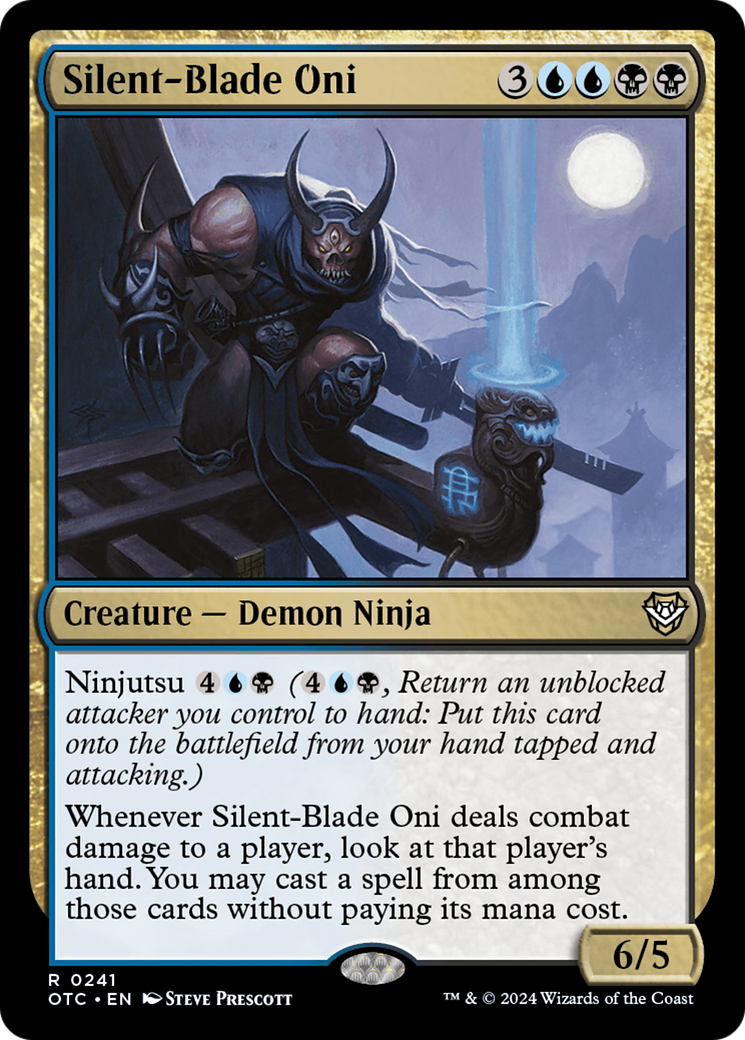 Silent-Blade Oni [Outlaws of Thunder Junction Commander] | The CG Realm