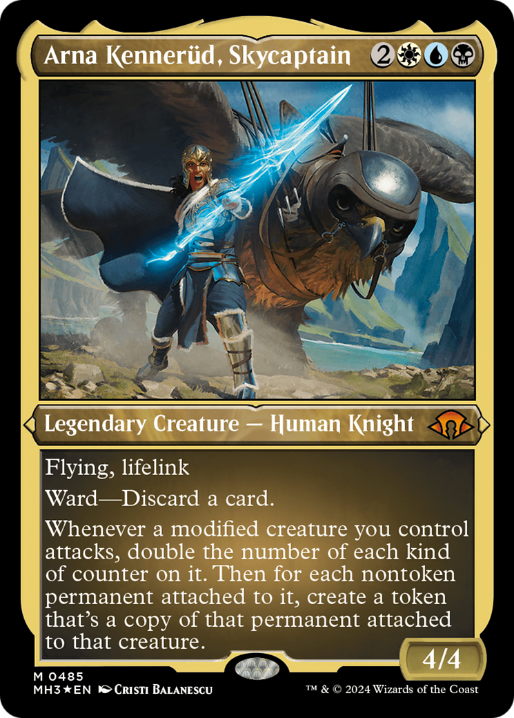 Arna Kennerud, Skycaptain (Foil Etched) [Modern Horizons 3] | The CG Realm