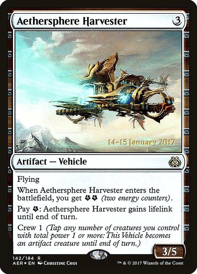 Aethersphere Harvester [Aether Revolt Prerelease Promos] | The CG Realm