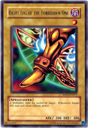 Right Leg of the Forbidden One [RP01-EN017] Rare | The CG Realm