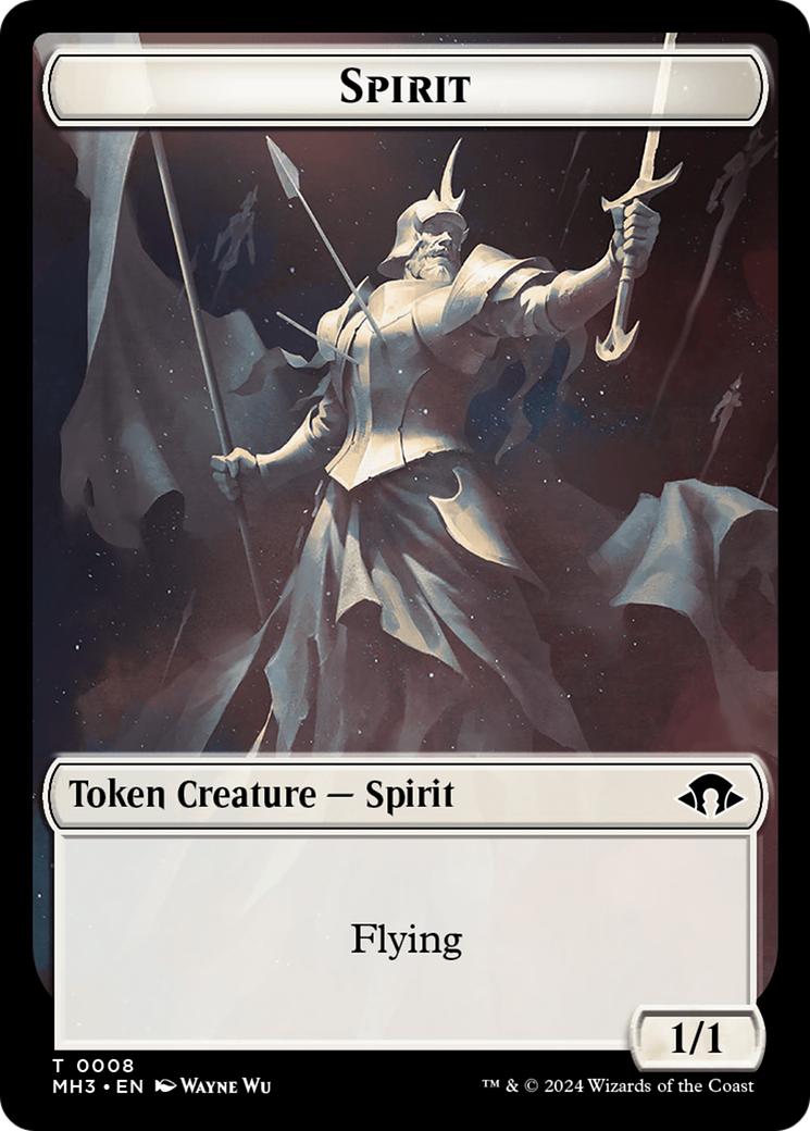 Spirit Token (0008) [Modern Horizons 3 Tokens] | The CG Realm