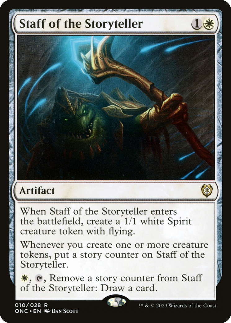 Staff of the Storyteller [Phyrexia: All Will Be One Commander] | The CG Realm