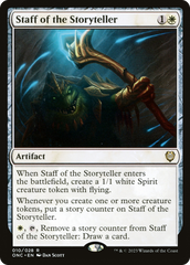 Staff of the Storyteller [Phyrexia: All Will Be One Commander] | The CG Realm