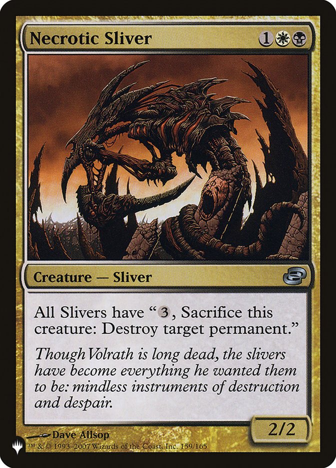 Necrotic Sliver [The List] | The CG Realm