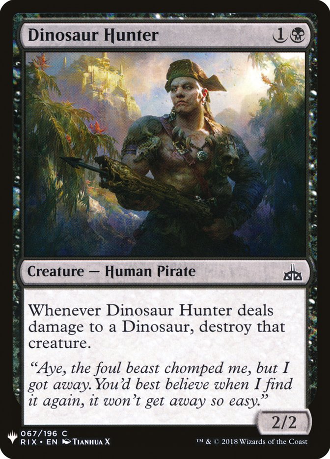 Dinosaur Hunter [Mystery Booster] | The CG Realm