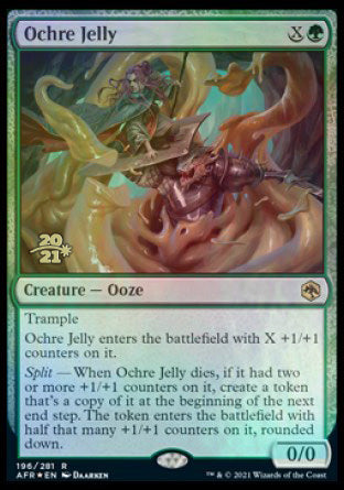 Ochre Jelly [Dungeons & Dragons: Adventures in the Forgotten Realms Prerelease Promos] | The CG Realm