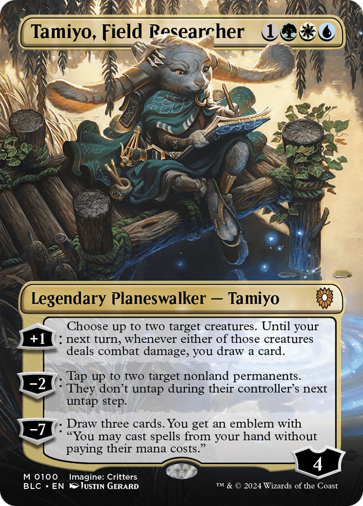 Tamiyo, Field Researcher (Borderless) [Bloomburrow Commander] | The CG Realm