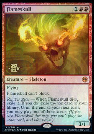 Flameskull [Dungeons & Dragons: Adventures in the Forgotten Realms Prerelease Promos] | The CG Realm