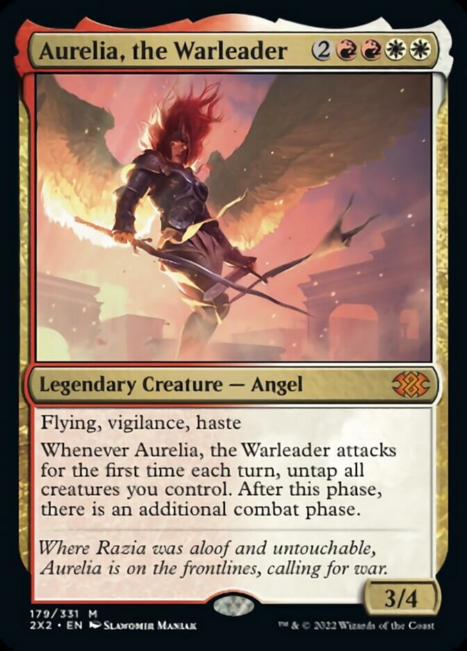 Aurelia, the Warleader [Double Masters 2022] | The CG Realm