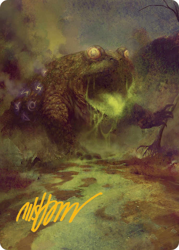 The Gitrog Monster Art Card (Gold-Stamped Signature) [Bloomburrow Art Series] | The CG Realm