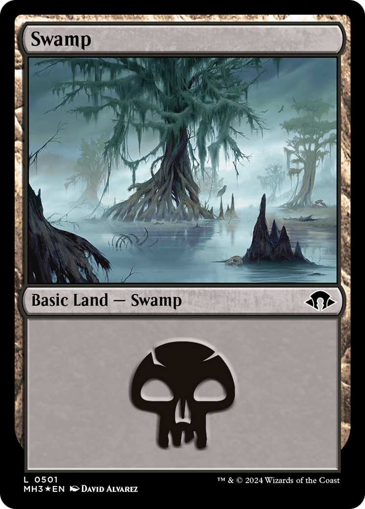 Swamp (0501) (Ripple Foil) [Modern Horizons 3] | The CG Realm