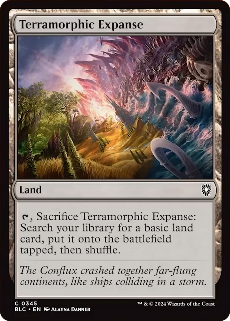 Terramorphic Expanse [Bloomburrow Commander] | The CG Realm