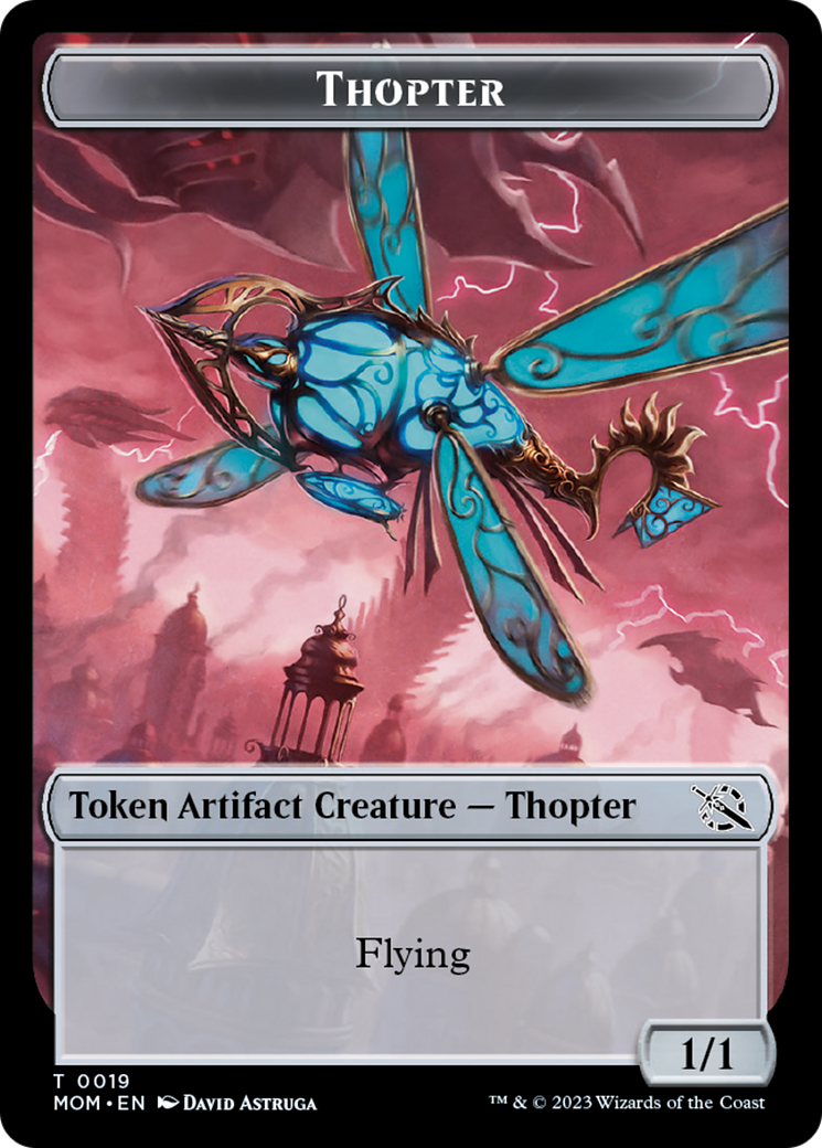 Treasure (20) // Thopter Double-Sided Token [March of the Machine Tokens] | The CG Realm