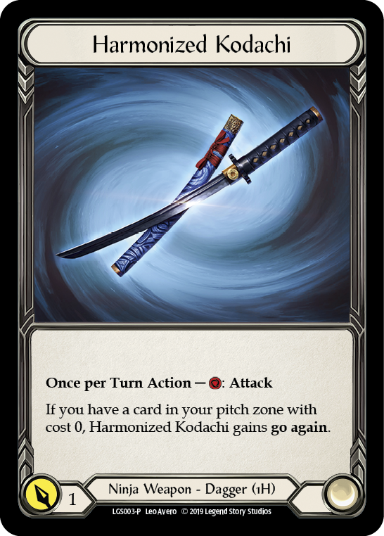 Harmonized Kodachi [LGS003-P] (Promo)  1st Edition Cold Foil | The CG Realm