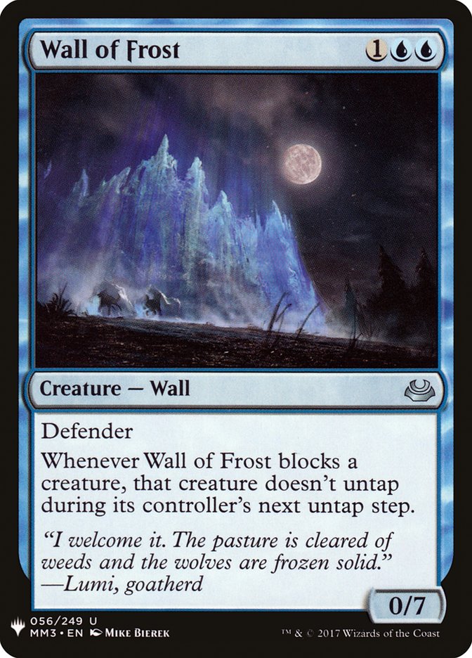 Wall of Frost [Mystery Booster] | The CG Realm