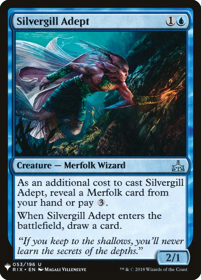 Silvergill Adept [Mystery Booster] | The CG Realm